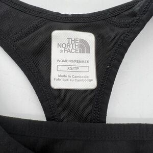 THE NORTH FACE Black Vapor Wick Sports Bra Sz XS womens workout racer back